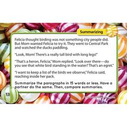 [EPX3670] Tasty Task Cards: Summarizing Text 96 Practice Questions(3+yrs) (48 double sided cards)
