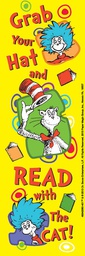 [EU834206] DR SEUSS GRAB YOUR HAT BOOKMARKS(2''x6'')(5cmx15.2cm) (36pcs)