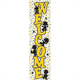 [EU849279] PEANUTS TOUCH CLASS WELCOME! vertical BANNER (45''x12'') (114.3cmx30.4cm) (1pc)