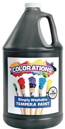 [GWSTBK128] GALLON BLACK SIMPLY WASHABLE TEMPERA (128oz-3.7l)