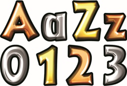 [LASX1710] LETTER POP OUTS HEAVY METAL (9.8''x9'')(25cmx23cm)(255pcs)