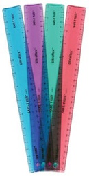 [LER43011] SAFE-T RULER, ULTRAFLEX, Pink (12&quot;=30CM)