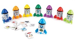 [LER5462] Rhyme &amp; Sort Rockets(80cards)(5&quot;x2.25&quot;)(12.7cmx5.7cm)(4+yrs)