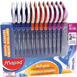 [MAP670249] ZENOA FIT (5''-12.7cm) BLUNT TIP CLASSPACK SCISSORS (set-12)(4+yrs)