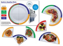 [NS3054] Build a healthy Plate Bulletin Board Set  (60pcs) (11″x17″)(27.9cmx43.2cm)