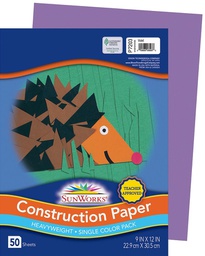 [P7203] SUNWORKS GW 9"x12" (22.8cm30.4cm) VIOLET 50CT