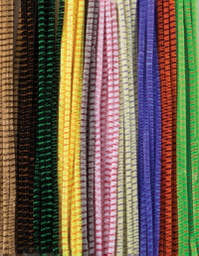 [PAC716001] STRIPED STEMS 6mm, ASST (12&quot;-30.4cm) (100ct)