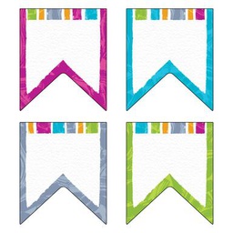 [T10676] Color Harmony Pennants Accents (6'' (15.24cm)(36 pcs)