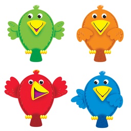 [TX10889] Busy Birds Mini Accent Variety pk 6 designs 3''(7.5cm) (36 pcs)