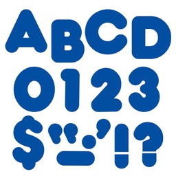 [T1602] Royal Blue Casual Uppercase(4''=10cm) (72pcs)