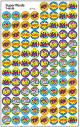 [T46158] Super Words Super Spots Stickers (800 stickers)(11mm)