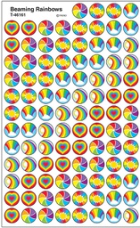 [T46161] Beaming Rainbows Super Spots Stickers (800 stickers) (0.4''-1cm)