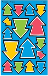 [T46349] AWESOME ARROWS Stickers (8sheets)(128pcs) (lg: 1.7''-4.5cm)