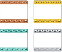 [T68911] I  Metal Embossed Nametags (2.5''x3'')(6.3cmx7.6cm)(36pcs)