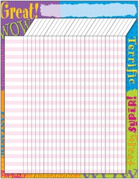 [TX73306] Praise Words Incentive Charts (17''x22'')(43cmx55.8cm)