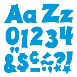 [TX79806] Blue Friendly Combo Letters (225 characters)(4''-10cm)
