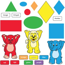 [TX8010] Colors &amp; Shape (ENGLISH/SPANISH) BB SET (57pcs)