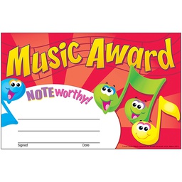 [T81027] Music Award (30pcs)(8.5''x5.5'')(13.9cmx21.5cm)