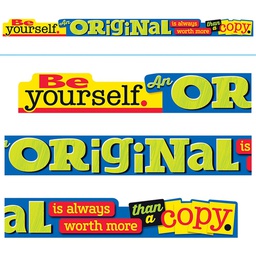 [TA25201] Be yourself. An ORIGINAL is…Banner (10'x8.5&quot;)(3mx21.5cm) (1pc)