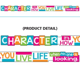 [TA25202] CHARACTER It's HOW YOU LIVE... Banner (10'-3m)