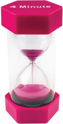 [TCRX20700] 4 Minute Sand Timer - Large ( 3.25”x 6.3”)(8.2cmx16cm)