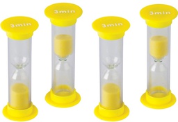 [TCR20946] Sand Timers - Mini 3 Minute ( 1” x 3.5”)(2.5cmx8.8cm)
