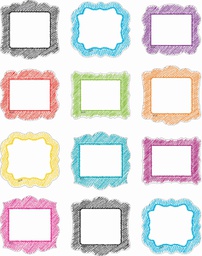 [TCRX2687] Scribble Mini Accents diff. colors (2.5'' (6.5cm)   (36 pcs)
