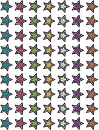 [TCR3556] Chalkboard Brights Stars Mini Stickers (378stickers)