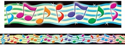 [TCRX5155] Musical Notes Straight Border Trim (35ft=10.6m)