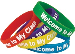 [TCR6023] Welcome to My Class Wristbands (10 pcs) (7.25''-18.4cm)