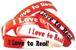 [TCR6566] Fancy I Love to Read Wristbands (10 pcs) (7.25''-18.4cm)