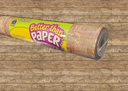 [TCR77884] Rustic Wood Better Than Paper Bulletin Board Roll 4'x12'(1.2mx3.6m)