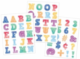 [TCR8196] Watercolor Alphabet Stickers(120stickers) (0.9''-2cm)