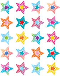 [TCR8785] Colorful Vibes Stars Stickers (120stickers) (1.1''-3cm)