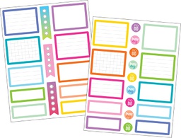 [TCRX8816] *Colorful Labels Planner Stickers (96 stickers)(1.5''x1.1'') (4cmx3cm)