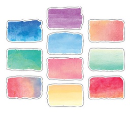 [TCR8972] Watercolor Accents 10 Different designs 6''(15.2cm) (30 pcs)