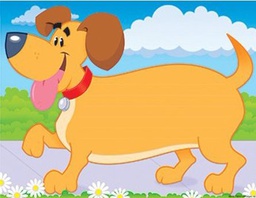 [TX38265] HAPPY HOUND Chart (55cmx 43cm)