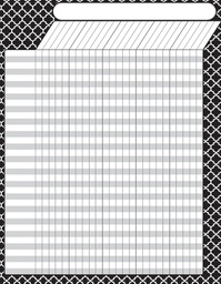 [TX73391] Moroccan Black Incentive Charts (55cmx 43cm)