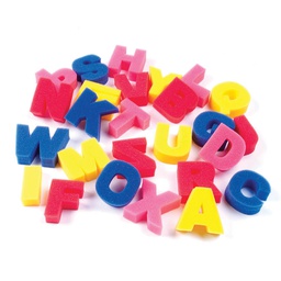 [PXAC9065] PAINT SPONGE LETTERS 26 pcs (3&quot;=7.6 cm)