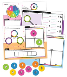 [CDX146033] Edu-Clings Silicone Center: Number Bonds Manipulative Grade K-1 (21pcs)