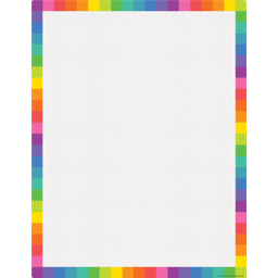 [TCR7109] *Colorful Blank Write-On/Wipe-Off Chart 17''x22''(43cmx55cm)