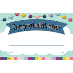 [TCR9041] Oh Happy Day Congratulations Awards (8.4''x5'')(21.5cmx13.9cm)(25pcs)