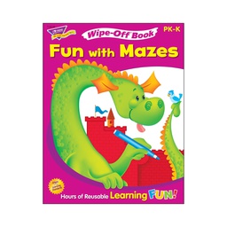 [T94125] Fun with Mazes (Gr:prek-k) Write-on/Wipe-off