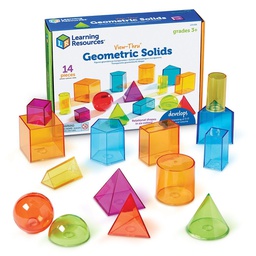 [LER4331] View-Thru Geometric Solids (129pcs)
