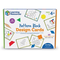 [LER6133] Pattern Block Design Cards (20 double-sided card)