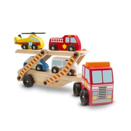 [MD4610] Emergency Vehicle Carrier Wooden Toys (3-6yrs)