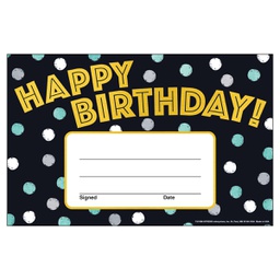 [TX81086] Birthday Recognition Awards I Heart Metal (13.9cm x 21.5 cm)   (30 pcs)