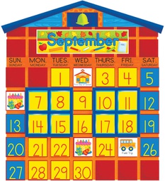 [9780439394055] SCHOOL HOUSE CALENDAR BB SET (126pcs)