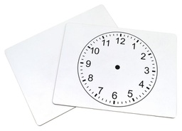 [PAC90051] PACON CLOCKFACE WHITEBOARD 9&quot; x 12&quot; (23cm x 30.5cm) 2-SIDED, CLOCKFACE/PLAIN SINGLE