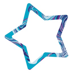 [CD151101] MARBLE SWIRL STAR Notepad (50 sheets/pkg) (14cmx14cm)